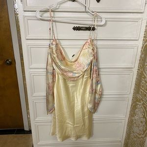 Mirror palais bandana slip dress sunflower